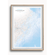 Skärgårdskarta Stockholm 50x70cm Dapa Maps